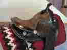 1003 R 15 Western Arabian Arab Silver Show Pleasure Barrel Or Game Saddle