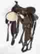 1011br 1011 Thsl Western Gaited Horse Semi Synthetic Saddle Pkg 16 16.5 Brown