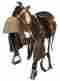 1020-ob 1020 Thsl Hard To Find Western Saddle Pkg Tooled-oil Brown Raw Hide Pommel 20