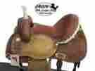 10245 Brown Orlov Hill Leather Co Www.dreamworldeques.com 16 Basket Weave Floral Tooled Trail Pleasure Racer Western Horse Saddle