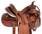 10908b Western Leather Roping Trail Cowboy Rough Out Horse Saddle Tack