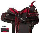 10944a 3 Durable Synthetic Western Pleasure Kid Seat Quarter Horse Saddle Tack