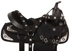 10947a 2 Black Western Texas Star Cordura Pleasure Trail Horse Saddle Tack