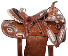 10957 Cowgirl Western Barrel Racing Trail Show Horse Leather Saddle Tack
