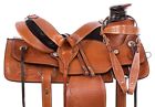 11005 New Thick Western Leather Work Roping Trail Horse Saddle Tack