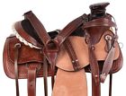 11034 Comfy Western Leather Wade Tree Roping Ranch Saddle Horse Tack