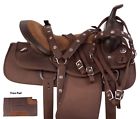 11050 Western Barrel Racing Saddle Horse Trail Brown Cordura Tack Pad