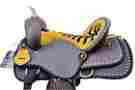 131515 Shiraz 16 Barrel Shooter Western Brown Synthetic Leather Basket Tolled Spot Studded