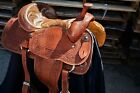 1380-15.5 Alamo Saddlery Tooled Roper Saddle