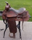 1553 Red Ranger Handsome Hand Tooled Floral Design Western Saddle Saddlery