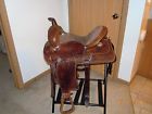 1555 Unbranded Western Saddle 16 Used
