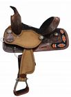 15813 Double New Navajo Embroiderd Leather Western Youth Saddle Horse Pony