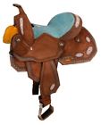 1583413 Double Chocolate Roughout Barrel Saddle
