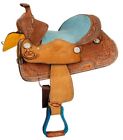 15836 Double Youth Bear Trap Style Saddle Fqhb