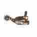 177987br Aime Imports Western At Gs Trim Copper Dots Ladies Spurs 765839003133