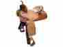 19-co2210cw-14 Tahoe 14 Western Barrel Saddle Cow Print Scratch And Dent 1002350390915