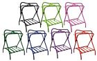19383 Showman Portable Western Or English Folding Floor Saddle Rack Stand With Bridle Hook