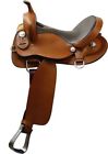 19416 Double Western Brown Argentinea Leather Barrel Trail Pleasure Horse Saddle