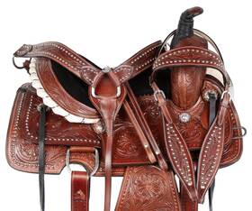 11077 1saddle 12 13 14 Western Horse Saddle Kids Youth Child Trail Barrel Roping Tack Set