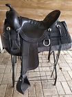 200721923 West Tucker Saddle Old 17.5 Med Tree W Matching Headstall Bc Fleece Pad