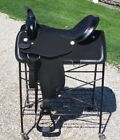 20507w7-7 Abetta Black Light Weight Western Horse Trail Saddle Full Bars