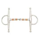 255691-0-0 Kelly Silver Star Roller Full Cheek Snaffle Bit