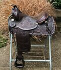 29356.76.1720 Circle Vintage Dark Oil Western Show Horse Saddle Silver Wow