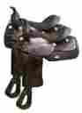 325716 Unbranded 16 Economy Western Saddle With Basket Weave Tooling