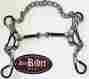 35272 Tackmaster Western Twisted Wire Dog Bone Argentine 5 Mouth Silver Horse Snaffle Bit
