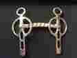 35430 Tackmaster Usa Horse Liverpool Bits With Ribbed Mouthpiece