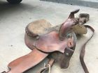 3822 Simco Used Arabian Saddle Has Wear Couple Tears Corrosion On