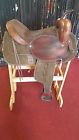 385-1 American Saddlery Amtech Lightweight Trail Western Saddle 15 Brown