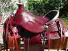 4072 Pbs Saddlery 17 Mahogany Western Trail Wade Rawhide Roper Roping Ranch Leather Horse Saddle