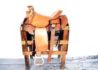 4094 Hard Seat Western Rodeo Pleasure Trail Horse Wade Roping Leather