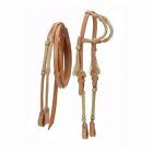 45-890-31-0 Royal King Rolled Rawhide Western Bridle With Double Ear