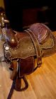 500-2 Lamb Buckstitch Vintage Western Saddle