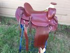 5009-16 New Inch Texas Saddlery Roping Saddle Yoakum Tree Cheyenne Sorrel