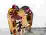 5166 Pink Fringe California Saddle Co 14 Floral Western Horse Barrel Racer Leather Trail Show Tack