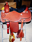 52424acl Aledosaddlery Western Mahagony Leather Hand Carved Roper Ranch Saddle Black