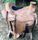 5268 Unbranded New Western Saddle Seat Wade Tree Ranch Tooling String