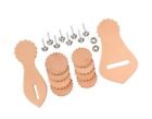 56-1000-32-0 Tough Western Saddle Leather Repair Kit Dark Oil