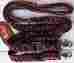 607161 Prorider Horse Roping Knotted Tack Western Barrel Reins Nylon Braided Burgundy Blk