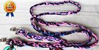 607322 Prorider Horse Roping Knotted Tack Western Barrel Reins Nylon Braided