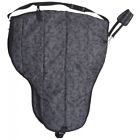 61-7026-752-0 Deluxe Black Tooled Print Heavy Nylon Western Saddle 688499520546