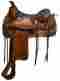 615016 Double T 16 Pleasure Style Saddle With Top Grain Leather Seat