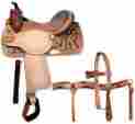 6436 Double T Barrel Saddle Set-full Quarter Horse Bars