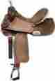 6563 Double T 14 15 16 Barrel Style Saddle With Brown Filigree Seet And Tooling