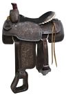 658016 Circle Roper Saddle With Antiqued Tooling