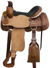6605 Circles Roper Circle Saddle With Floral And Basketweave Tooling