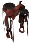7766-s 7764s Fabtron Leather Gaited Trail Saddle Brown New